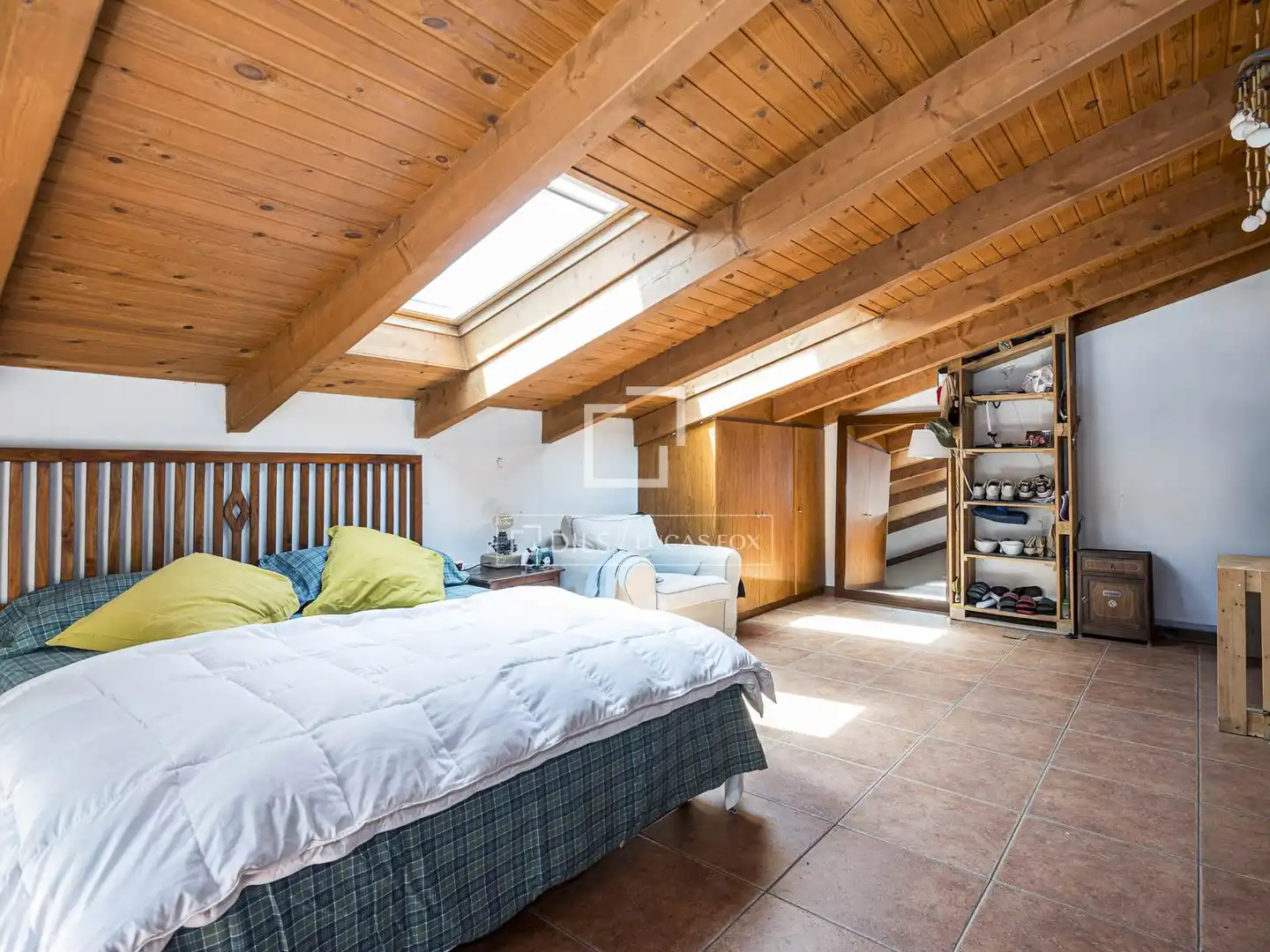 Dormitori de Casa o xalet en venda en Sant Cugat del Vallès amb Aire condicionat, Calefacció i Jardí privat
