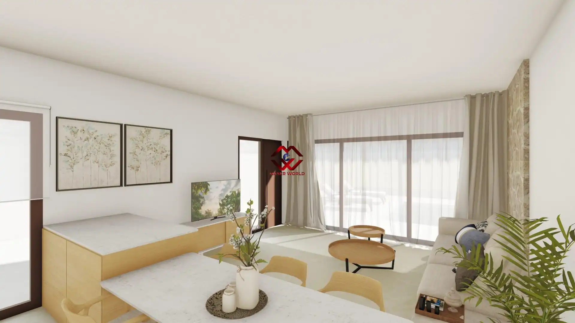 Dúplex con piscina en venta en Santiago de la Ribera