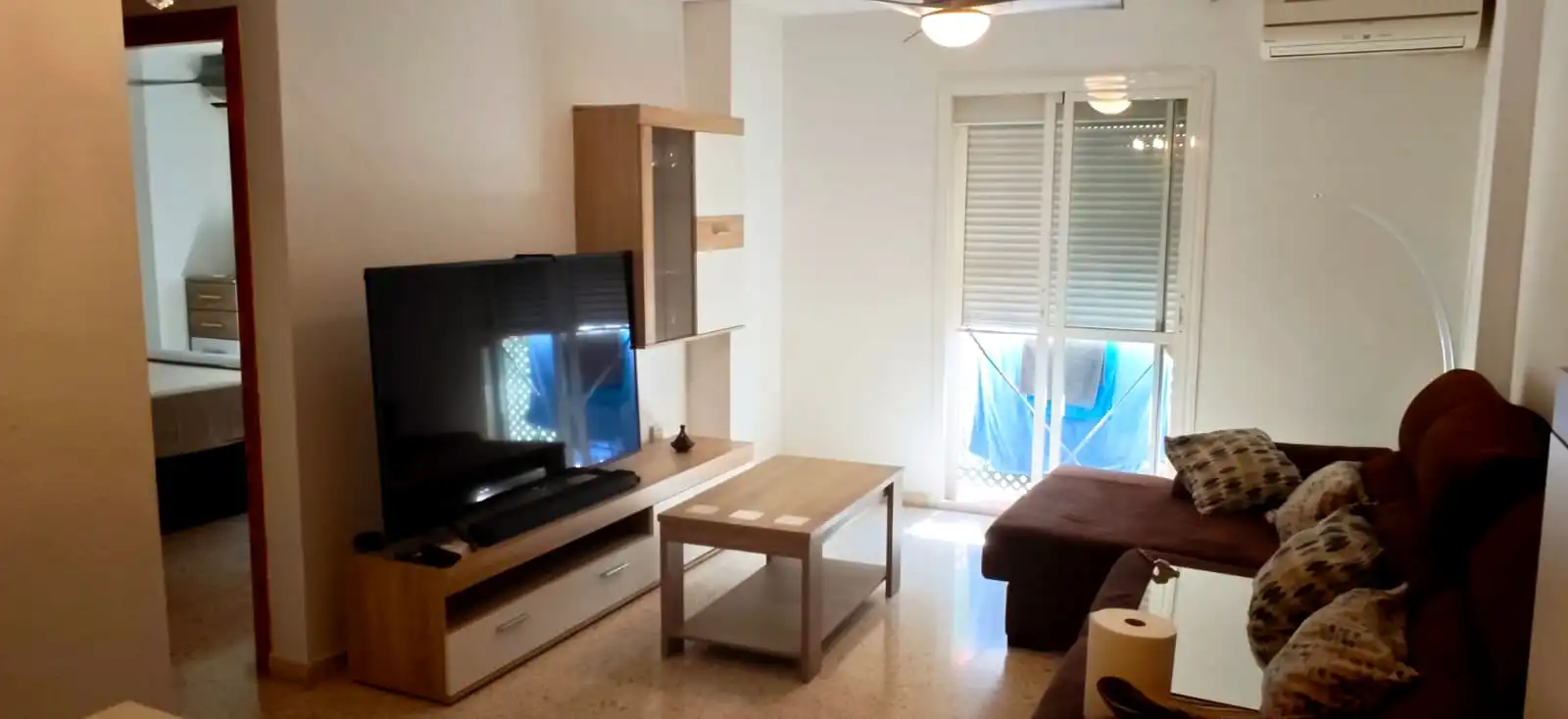 Living room of Flat for rent in Alhaurín de la Torre  with Air Conditioner, Heating and Furnished