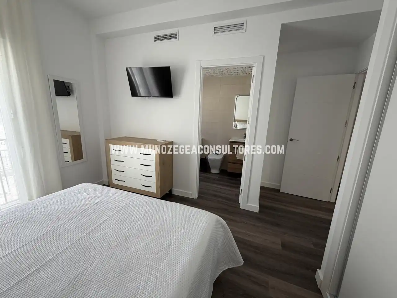Schlafzimmer von Haus oder Chalet zur Miete in Rute mit Klimaanlage und Möbliert