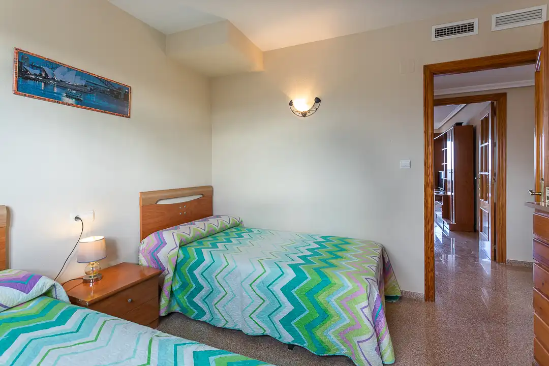 Bedroom of Flat for rent in El Campello  with Air Conditioner, Heating and Terrace
