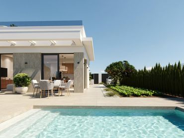 Villa mit Pool zum Verkauf in Hacienda del Álamo Golf