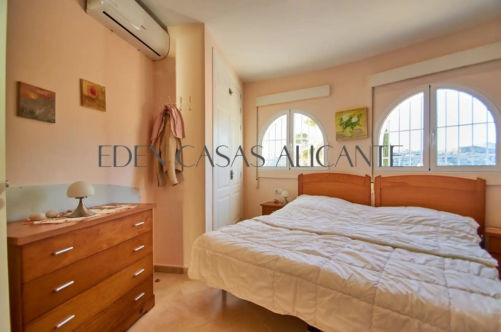 Habitación de Casa o chalet en venta en Villajoyosa / La Vila Joiosa con Aire acondicionado, Jardín privado y Terraza