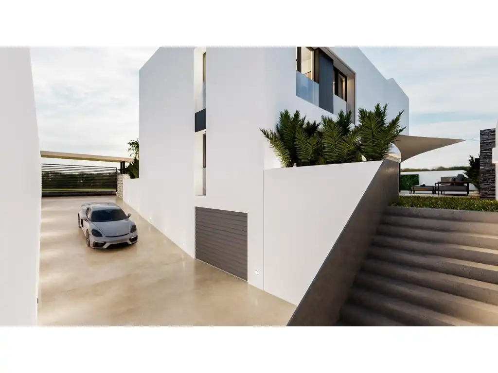 Vista exterior de Casa o chalet en venta en Orihuela con Aire acondicionado, Jardín privado y Piscina