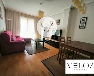 Living room of Flat to rent in Salamanca Capital  with Heating, Parquet flooring and Swimming Pool