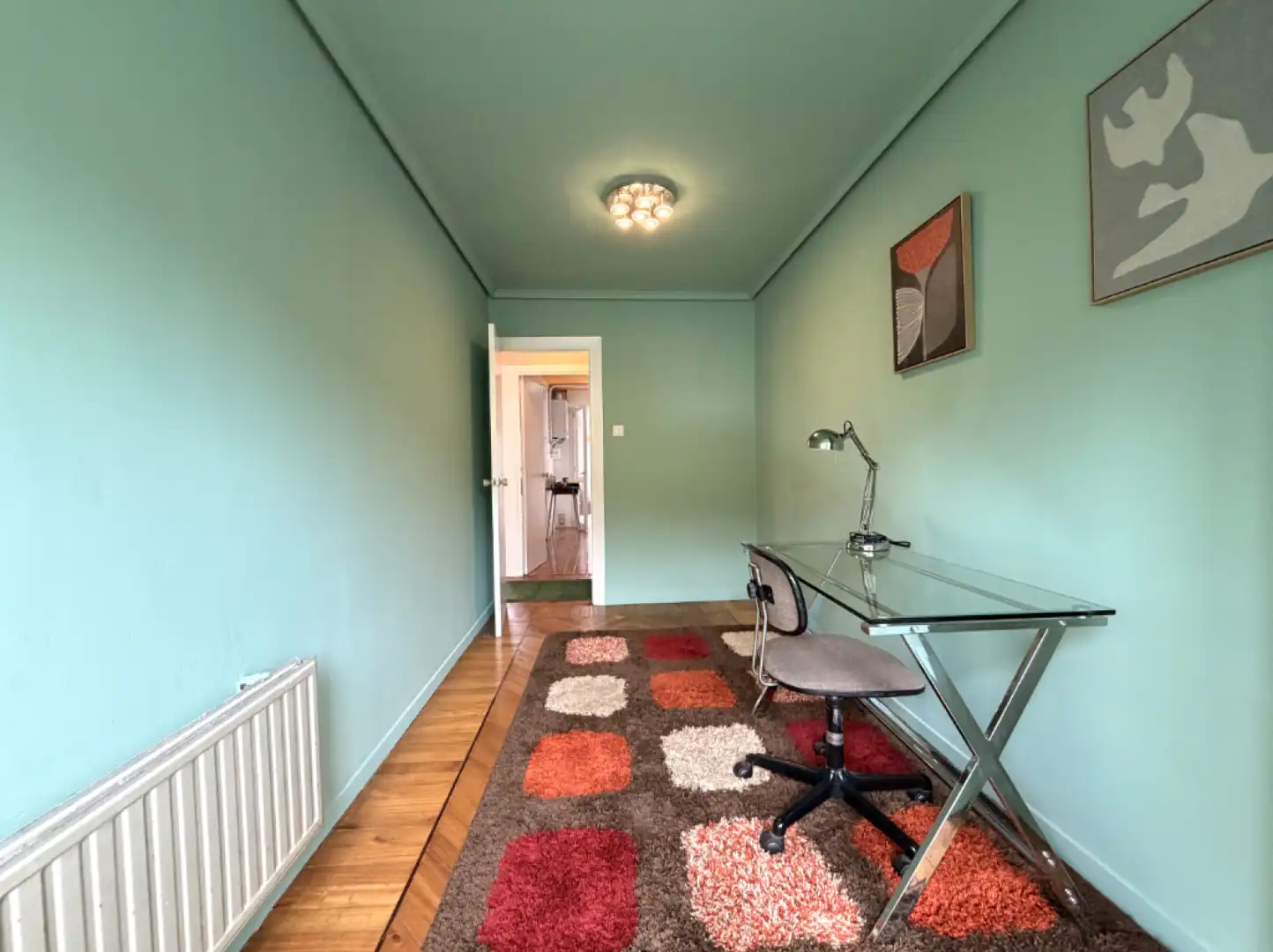 Wohnung zur Miete in Los Corrales de Buelna  mit Heizung, Privatgarten und Parkett