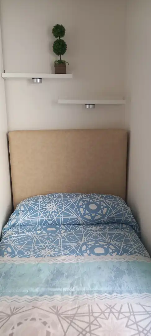 Bedroom of Flat for rent in Gijón   with Heating, Furnished and Washing machine
