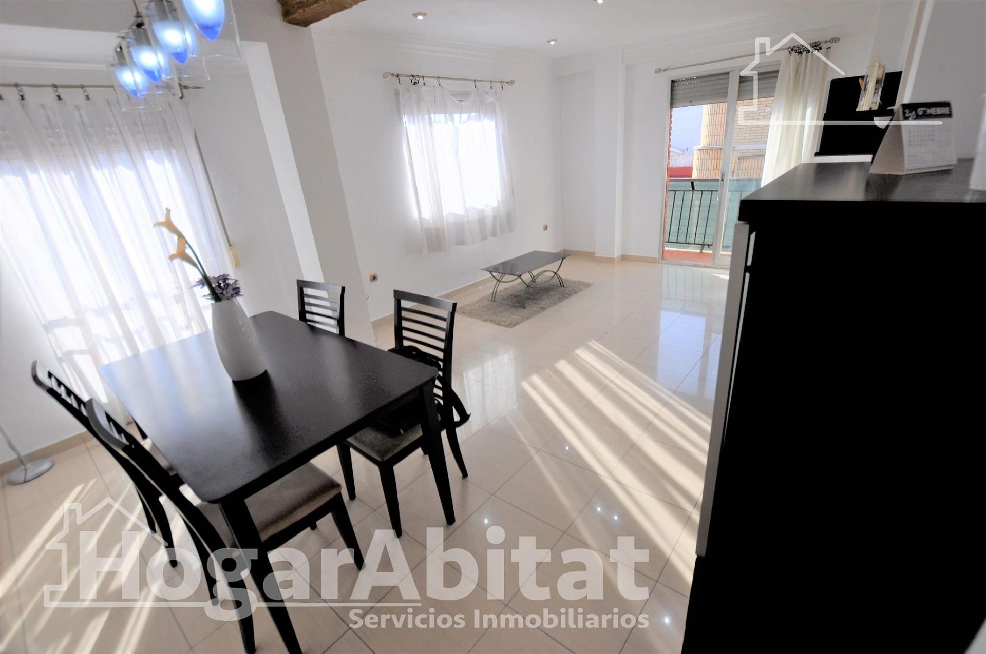 Sala de estar de Piso en venta en Alaquàs con Aire acondicionado, Trastero y Balcón