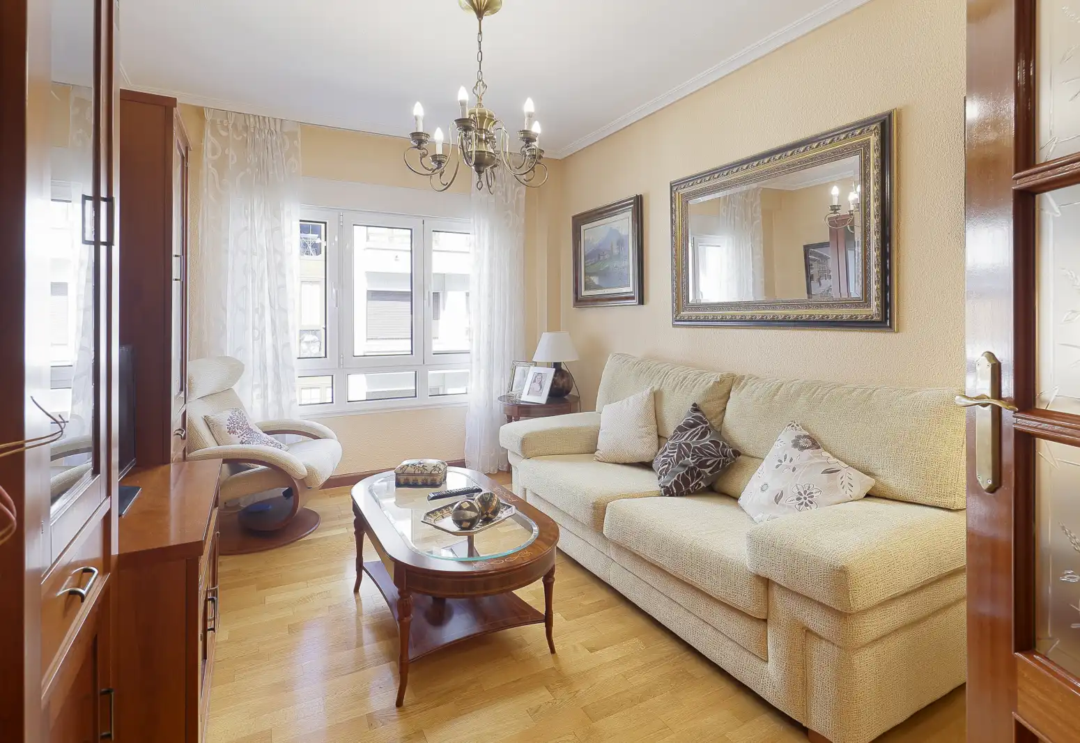 Wohnzimmer von Wohnung zum Verkauf in Gijón  mit Heizung und Möbliert