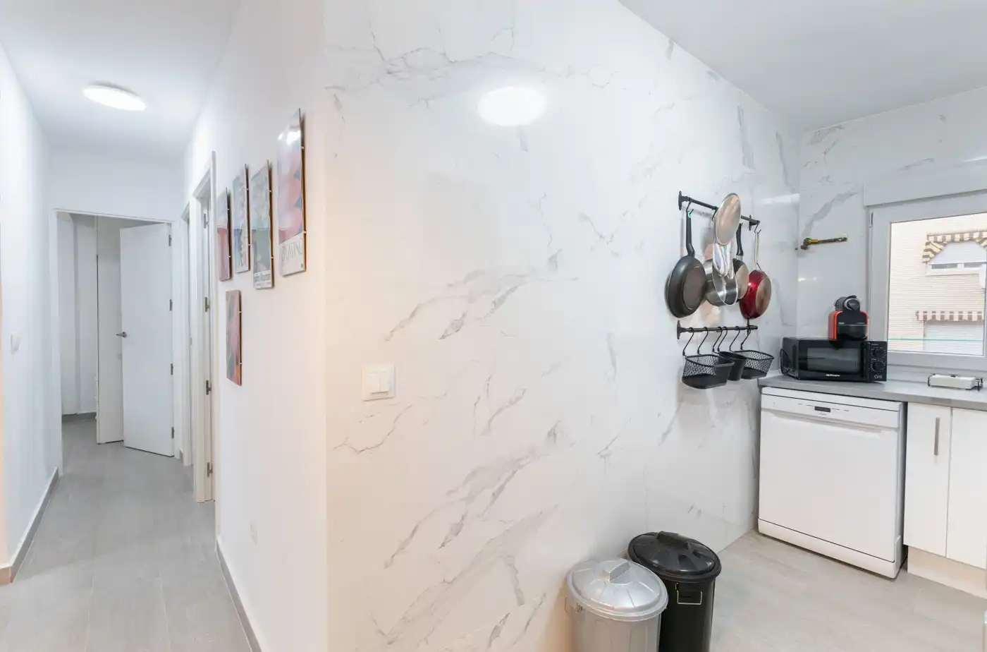Küche von Wohnung zur Miete in Madrid mit Klimaanlage, Heizung und Möbliert