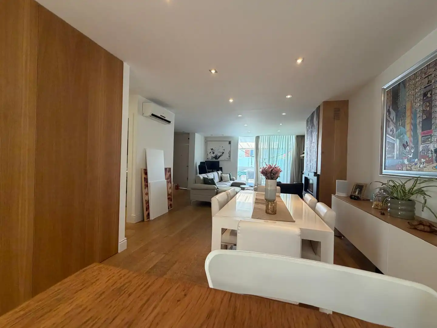Sala d'estar de Casa adosada en venda en  Palma de Mallorca amb Aire condicionat, Calefacció i Parquet