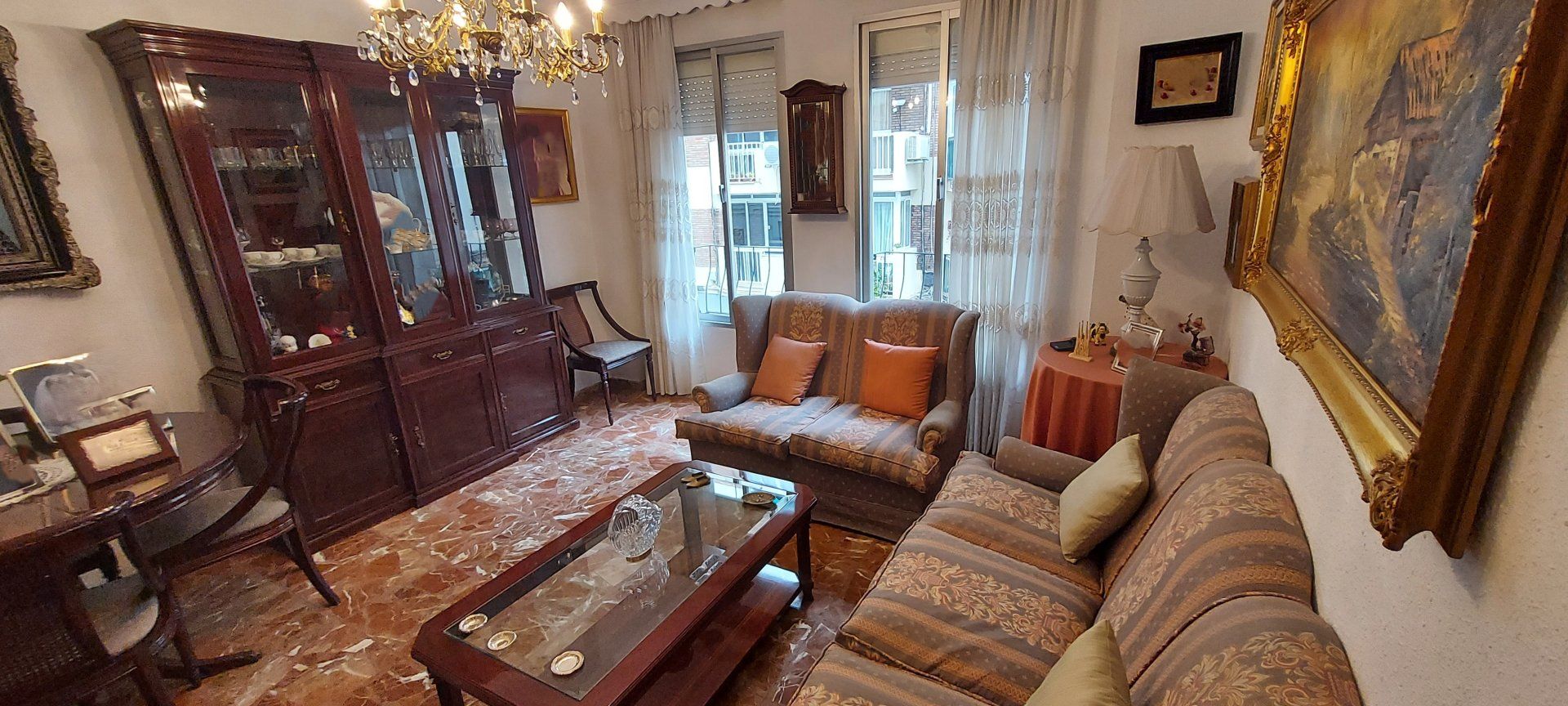 Sala d'estar de Pis en venda en Málaga Capital amb Aire condicionat