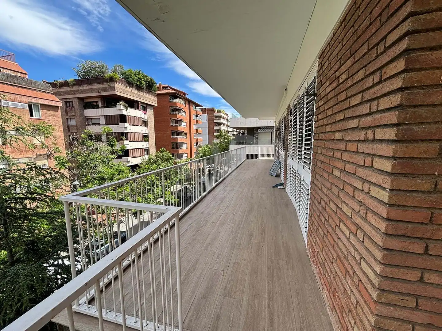 Balcony of Flat for rent in Barcelona  with Heating and Terrace