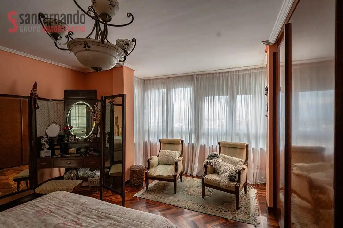 Bedroom of Flat for sale in Santander  with Heating