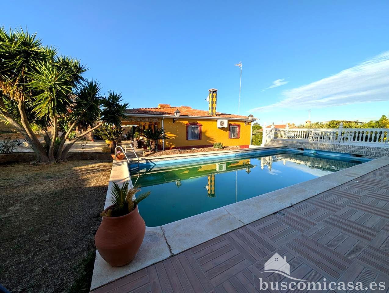 Vista exterior de Finca rústica en venta en Linares con Aire acondicionado, Jardín privado y Terraza
