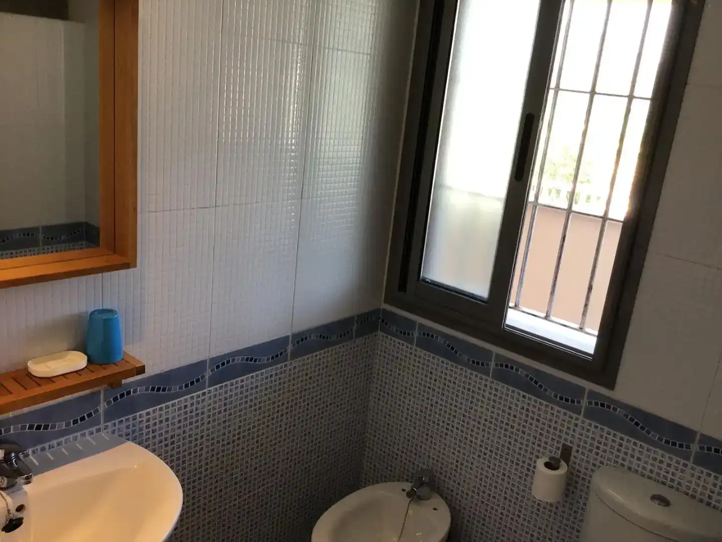 Badezimmer von Wohnung zur Miete in El Verger mit Klimaanlage und Schwimmbad