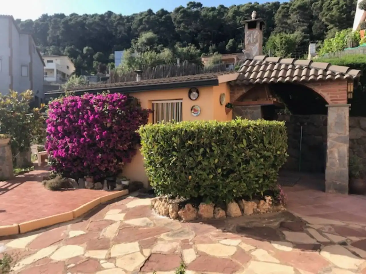 Jardín de Casa o chalet en venta en Caldes de Montbui con Aire acondicionado, Calefacción y Jardín privado