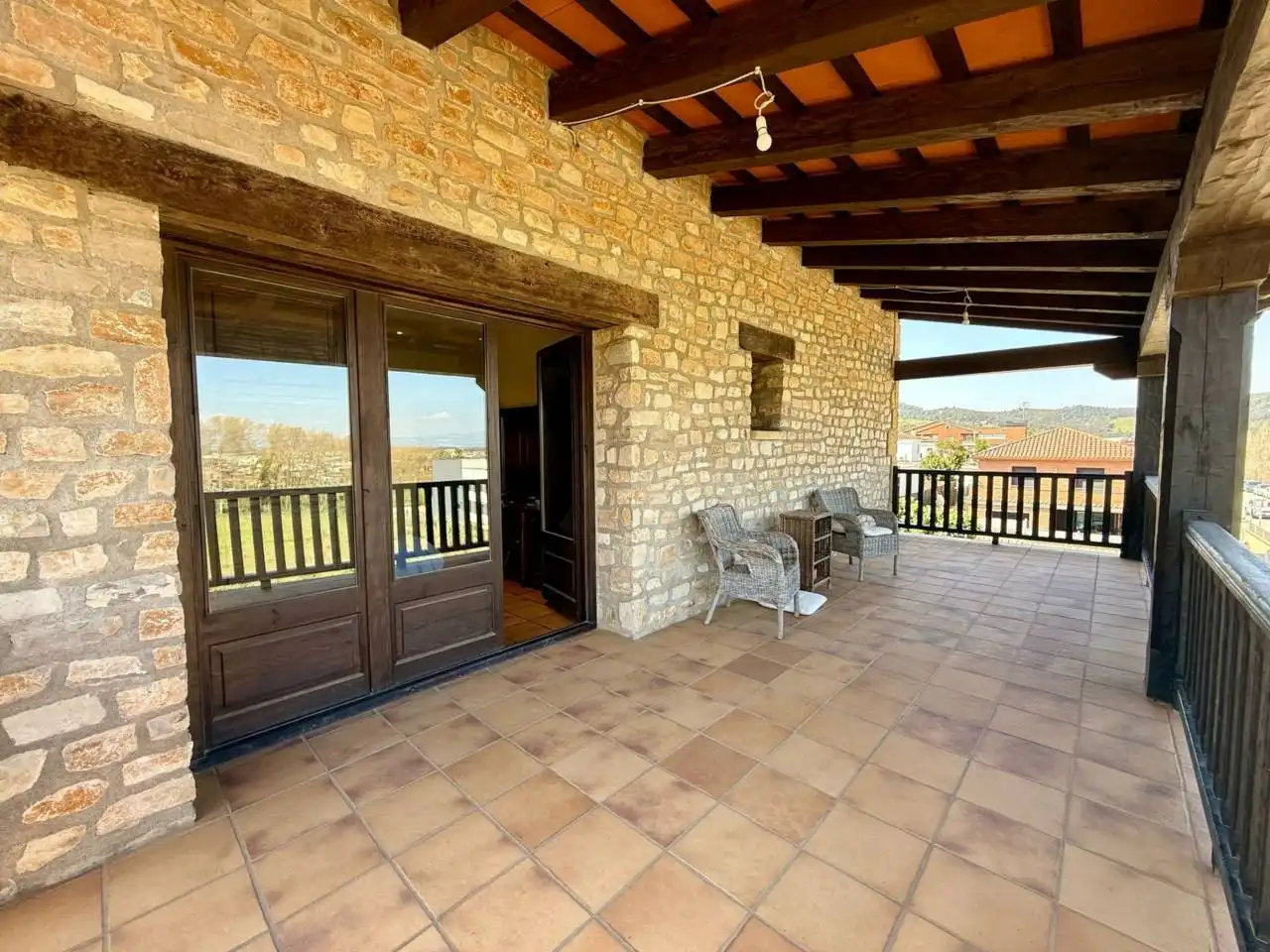 Terrassa de Casa o xalet en venda en Montornès del Vallès amb Calefacció, Jardí privat i Terrassa