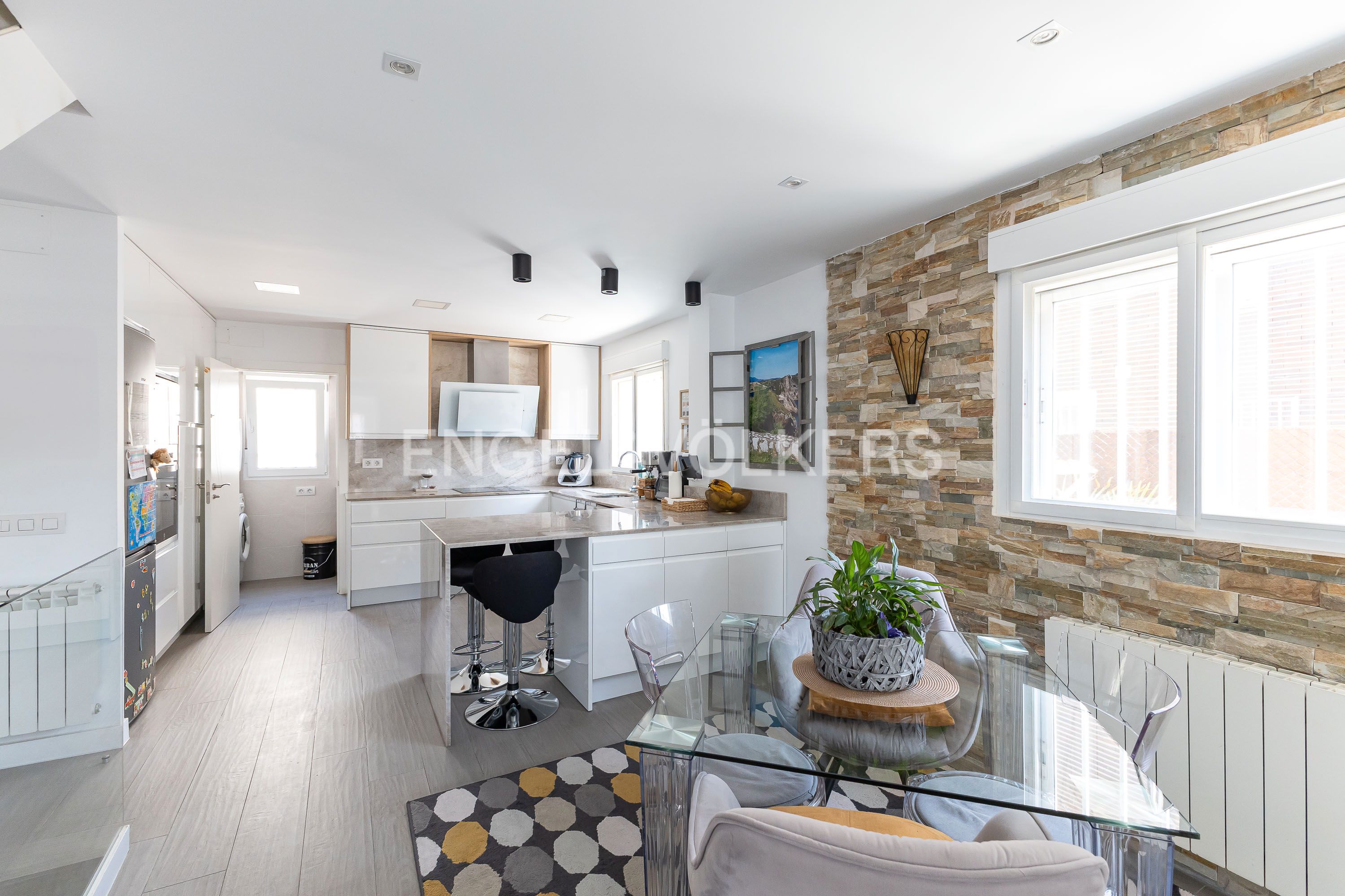 Cocina de Casa o chalet en venta en Pozuelo de Alarcón con Aire acondicionado, Calefacción y Jardín privado