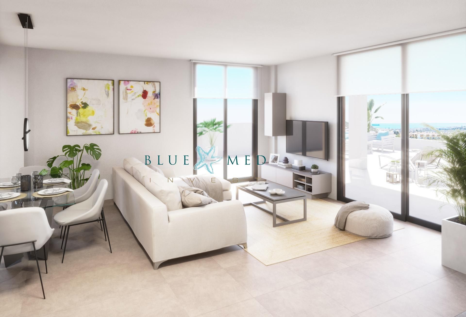 Living room of Apartment for sale in Vera  with Terrace, Storage room and Community pool
