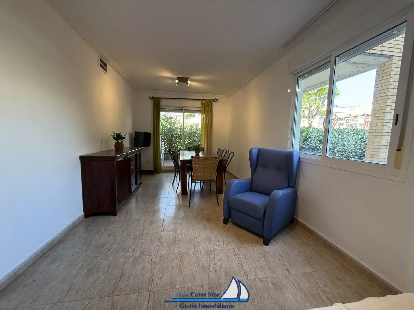 Sala d'estar de Apartament en venda en Cambrils amb Aire condicionat, Calefacció i Jardí privat
