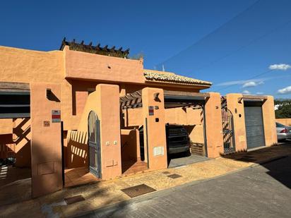 Exterior view of Single-family semi-detached for sale in Marbella  with Air Conditioner and Terrace