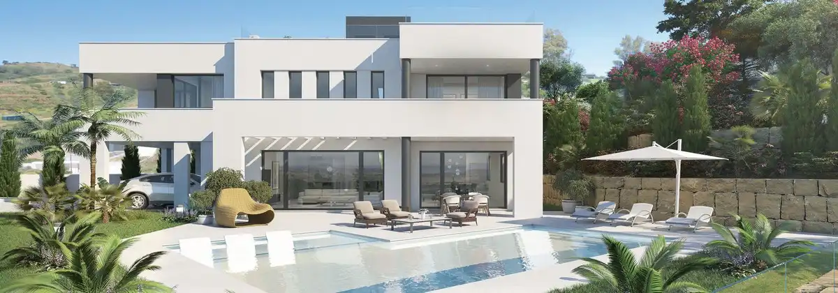 Terraza de Casa o chalet en venta en Mijas con Aire acondicionado, Jardín privado y Terraza