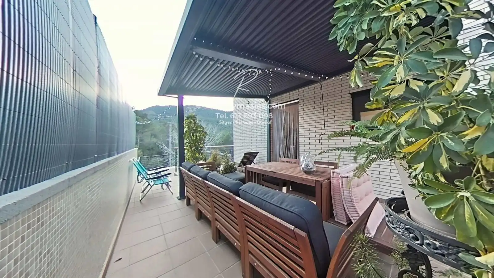 Terraza de Casa o chalet en venta en Vallirana con Aire acondicionado, Calefacción y Jardín privado