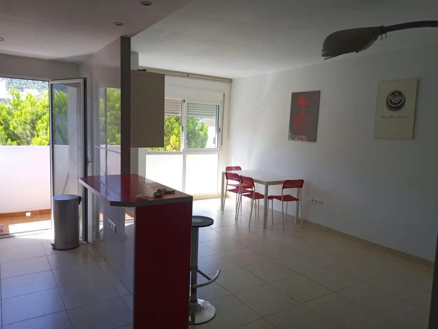 Cocina de Dúplex de alquiler en Almoines con Aire acondicionado, Terraza y Amueblado