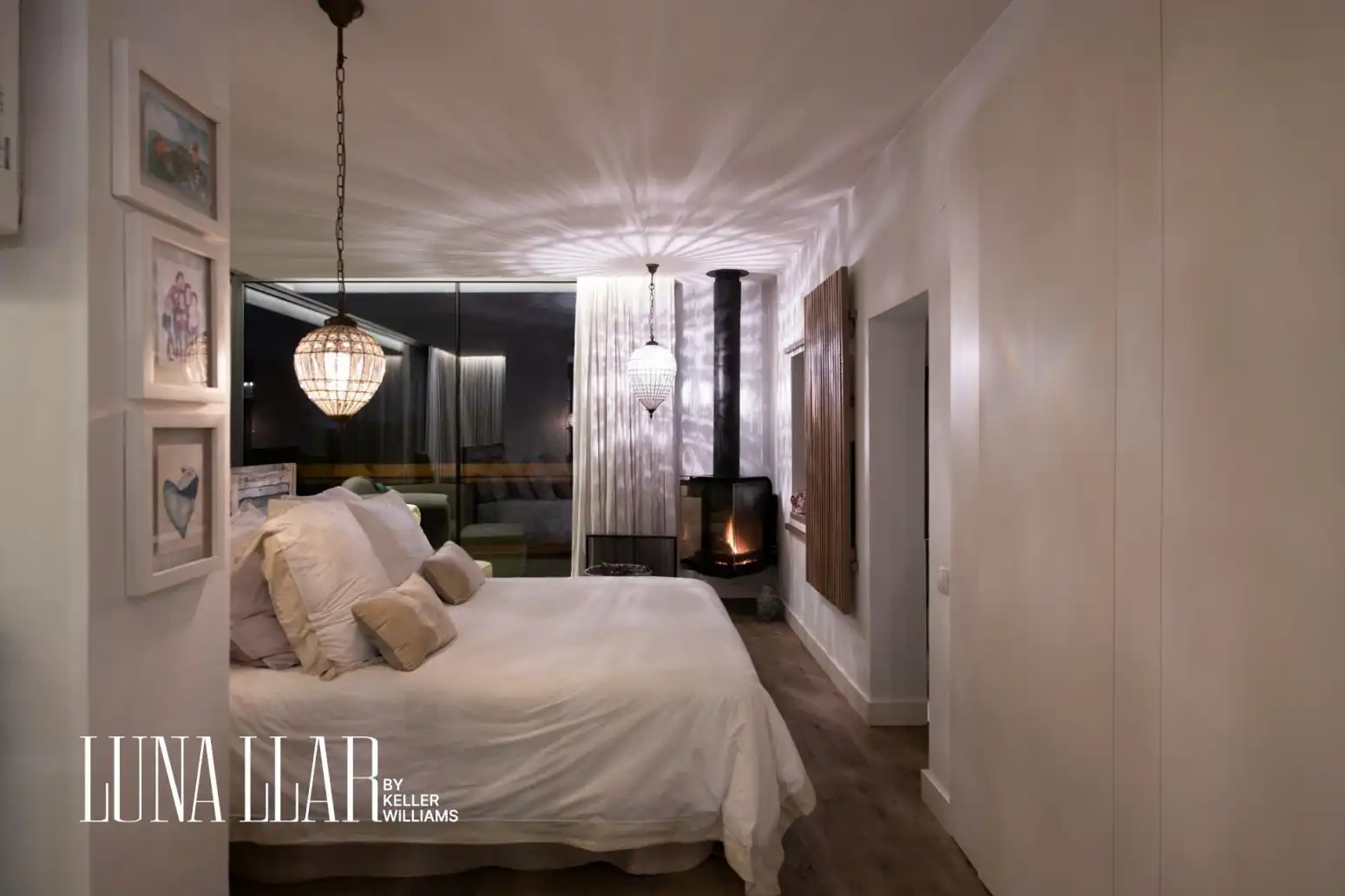 Schlafzimmer von Dachboden zum Verkauf in Gavà mit Heizung, Parkett und Terrasse