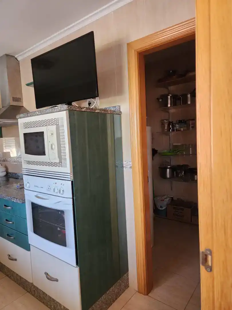 Cocina de Piso en venta en Alfaraz de Sayago con Jardín privado, Piscina y Amueblado