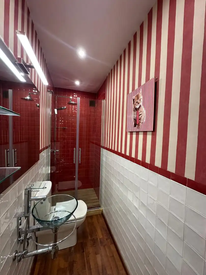Baño de Ático de alquiler en Don Benito con Aire acondicionado, Calefacción y Parquet