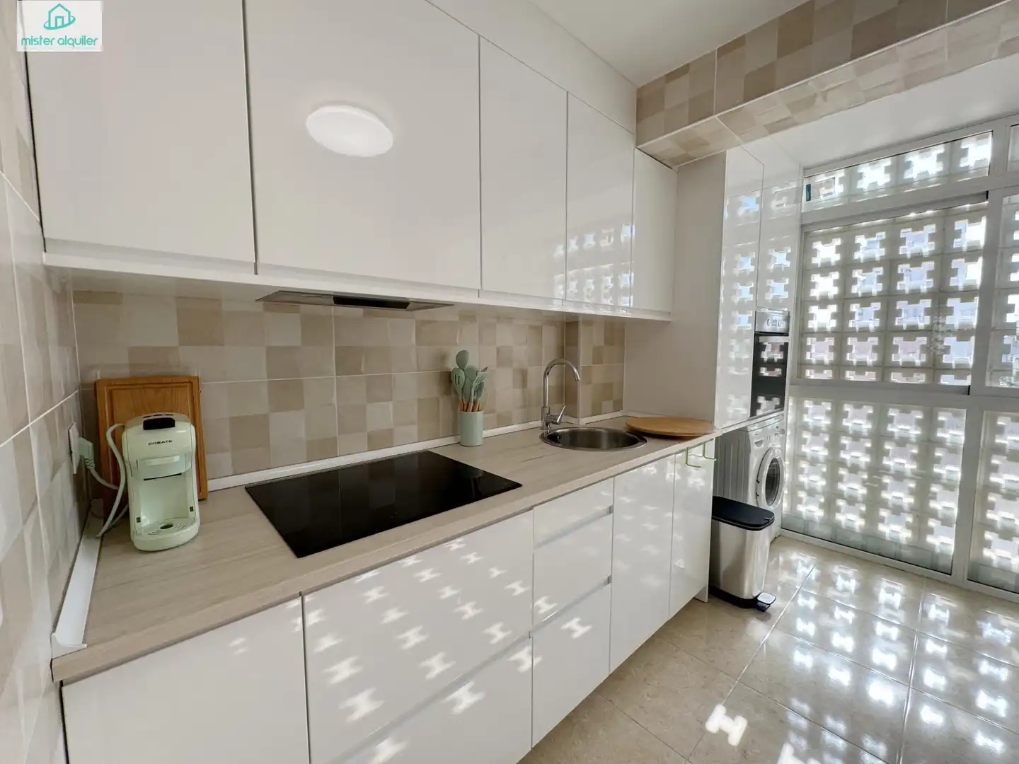 Kitchen of Apartments for rent in El Campello  with Air Conditioner, Terrace and Furnished