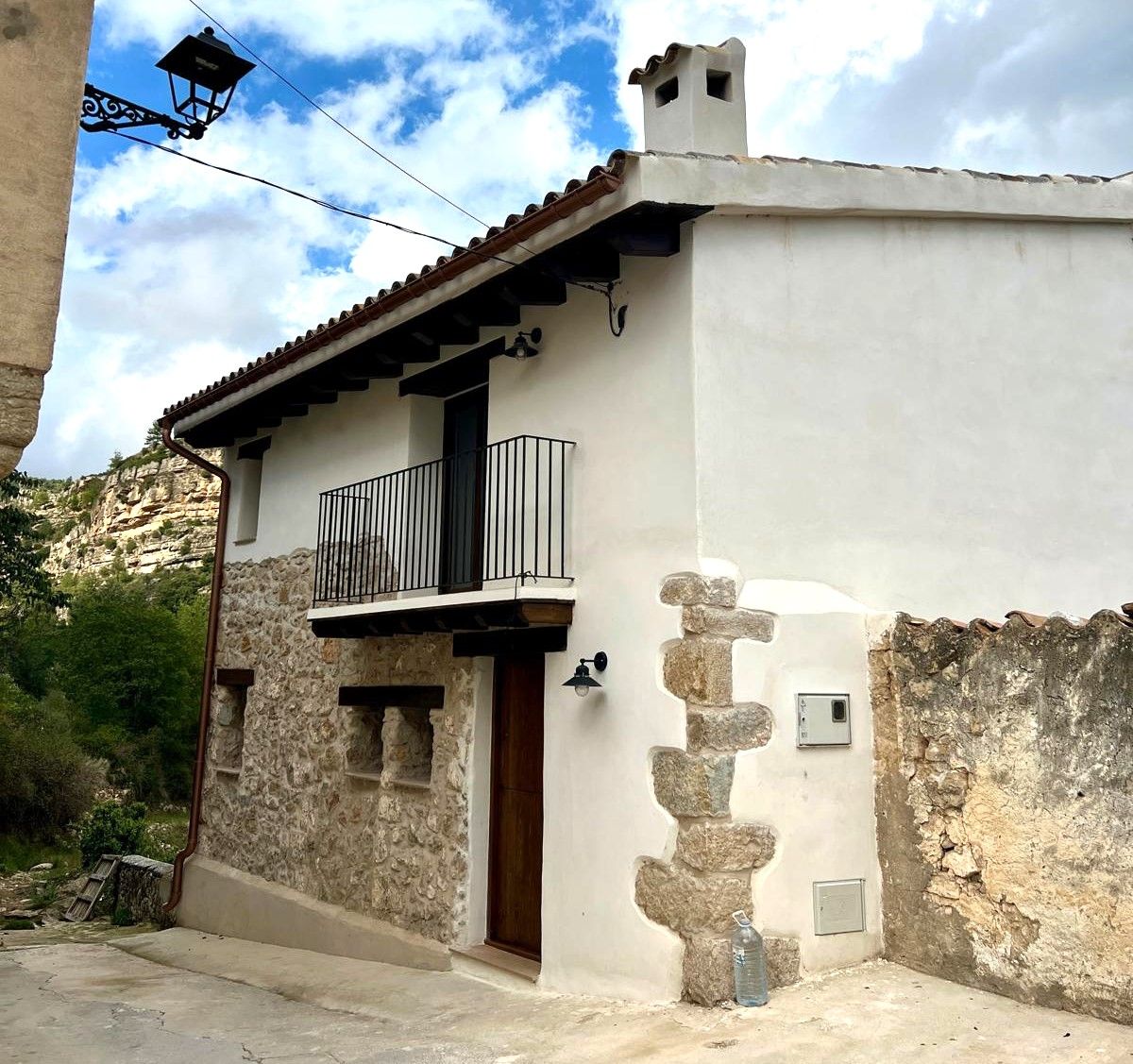 Vista exterior de Casa o chalet en venta en Vallibona con Calefacción, Terraza y Amueblado