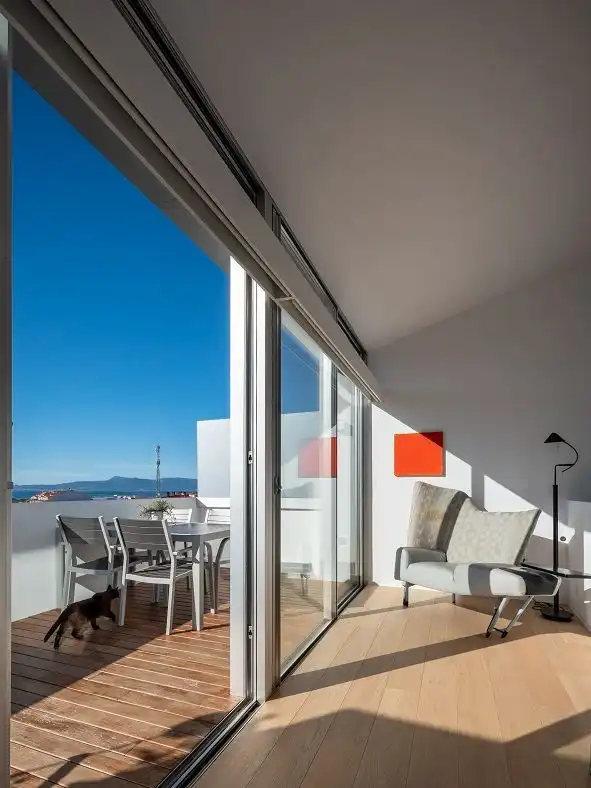 Terrassa de Casa o xalet en venda en O Grove   amb Calefacció i Terrassa