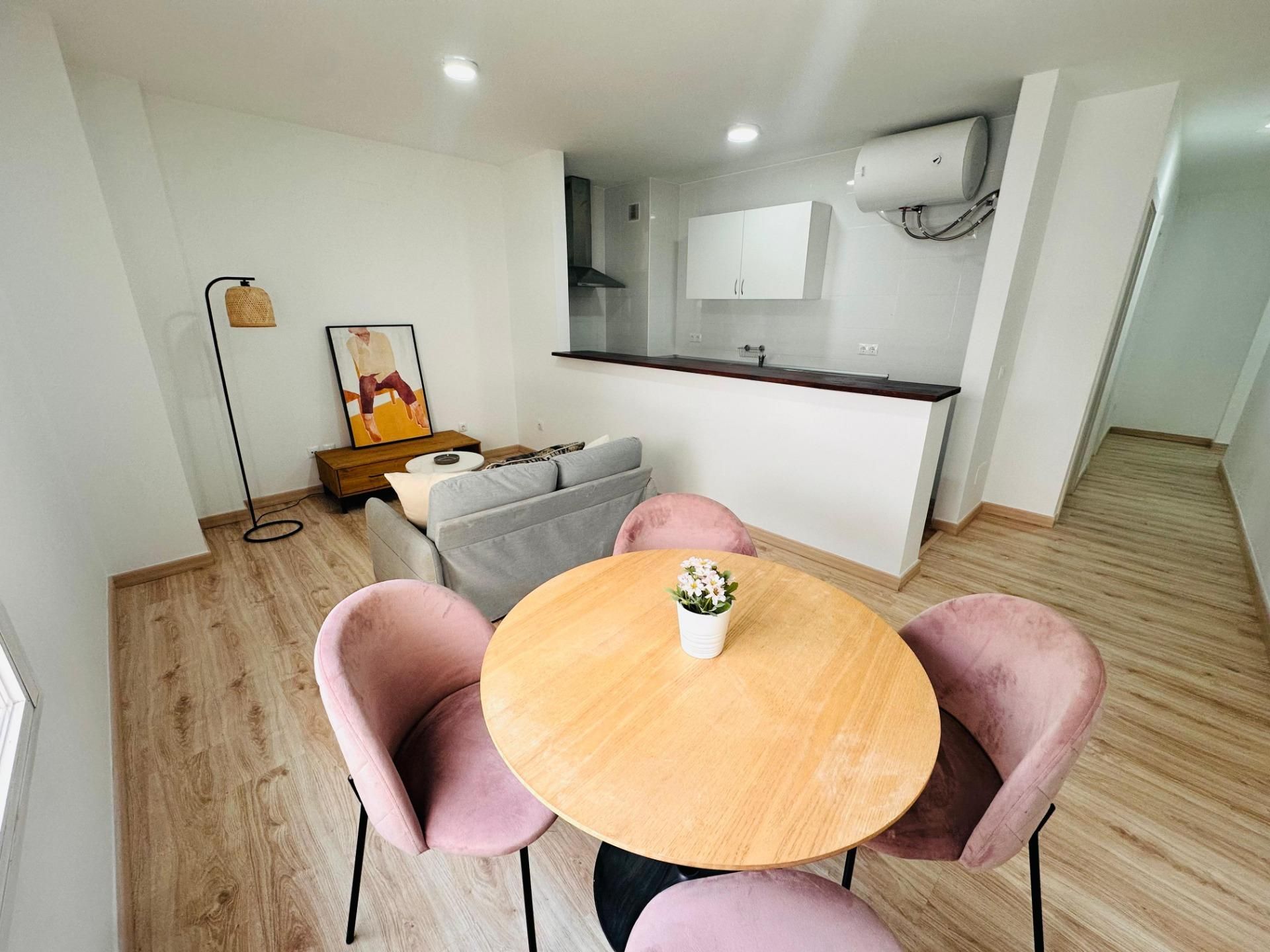 Sala de estar de Apartamento en venta en Málaga Capital con Parquet