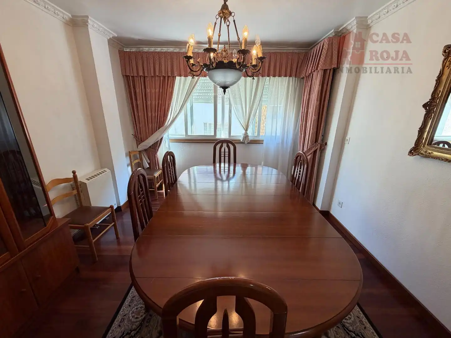 Dining room of Flat for sale in Cangas   with Heating, Parquet flooring and Washing machine