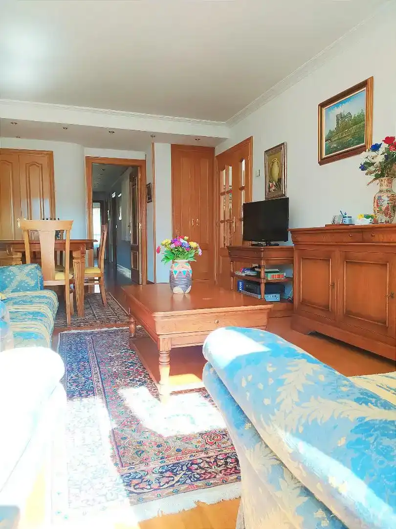 Sala d'estar de Pis en venda en Donostia - San Sebastián  amb Balcó