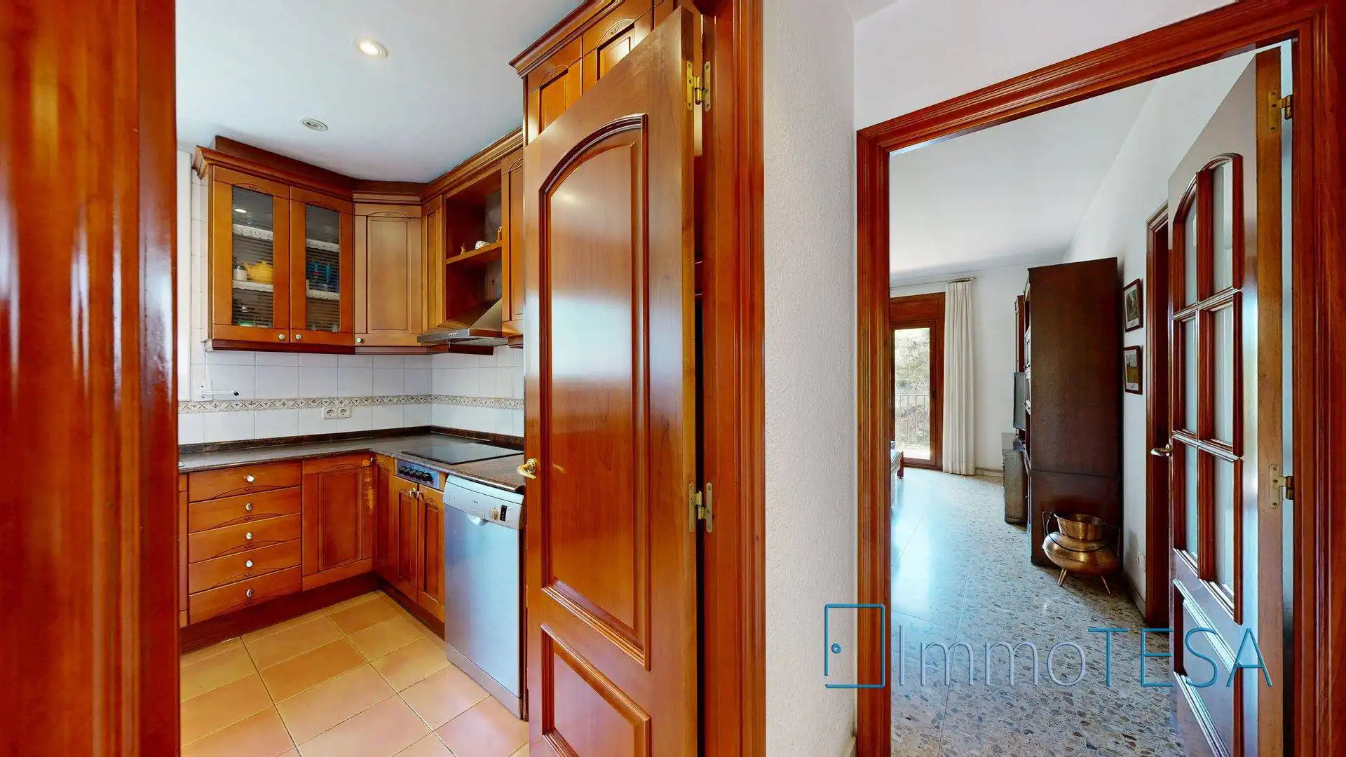 Cocina de Casa o chalet en venta en Barberà del Vallès con Calefacción, Jardín privado y Balcón