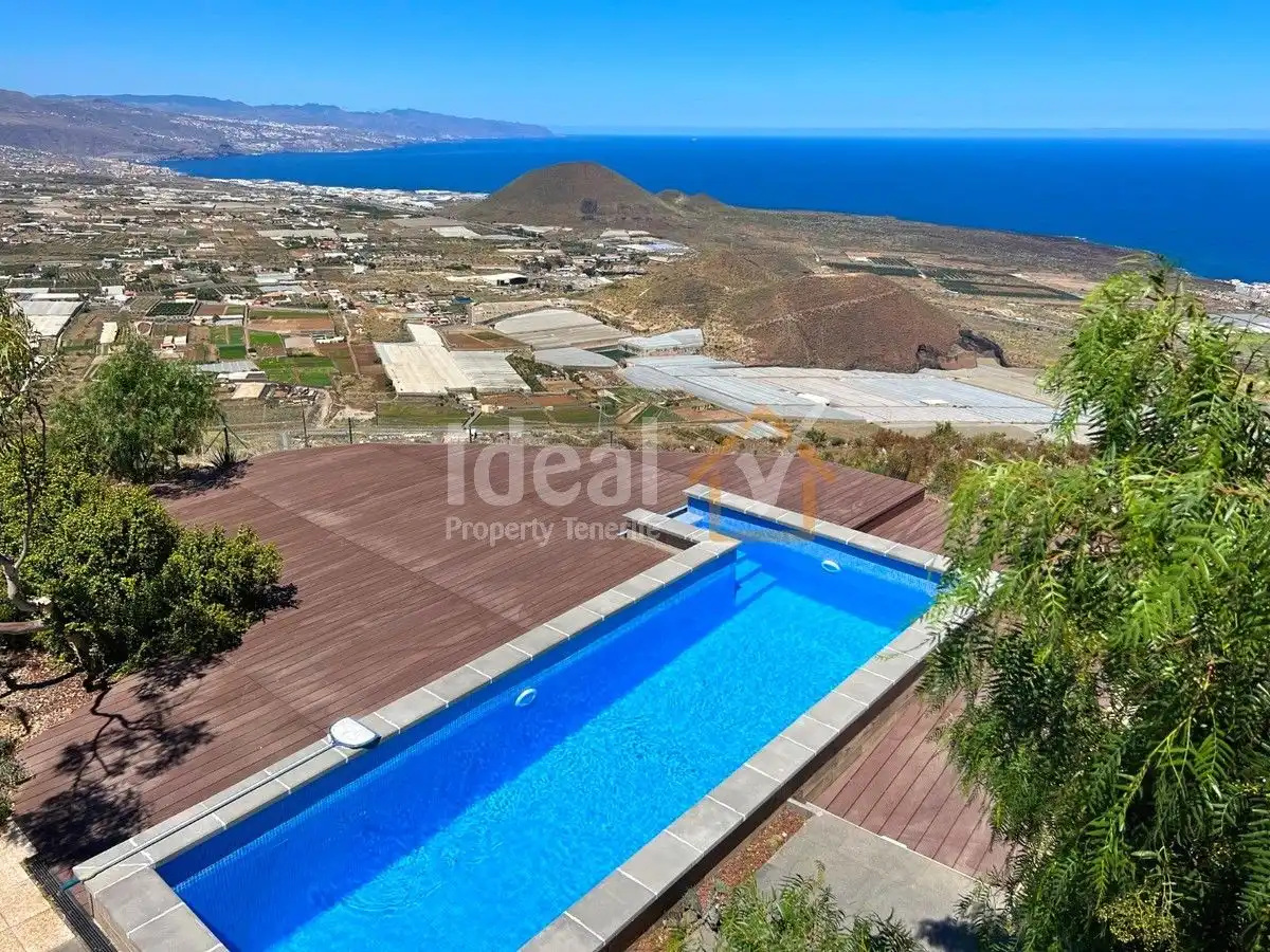 Exterior view of Houses for sale in Güímar  with Private garden, Terrace and Swimming Pool