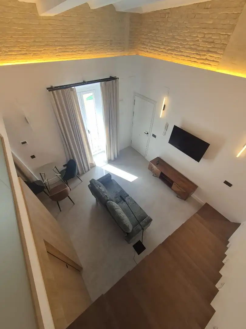 Wohnzimmer von Wohnungen zur Miete in Sevilla mit Klimaanlage und Möbliert