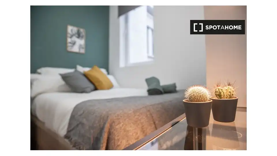 Habitación de Piso de alquiler en Madrid con Aire acondicionado, Calefacción y Amueblado