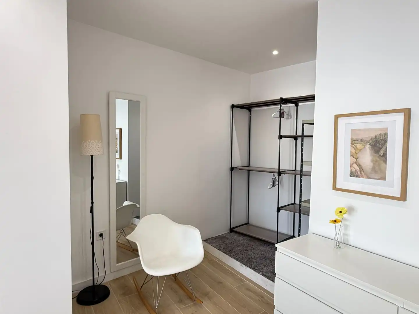 Bedroom of Flat for rent in Murcia  with Air Conditioner, Furnished and Balcony