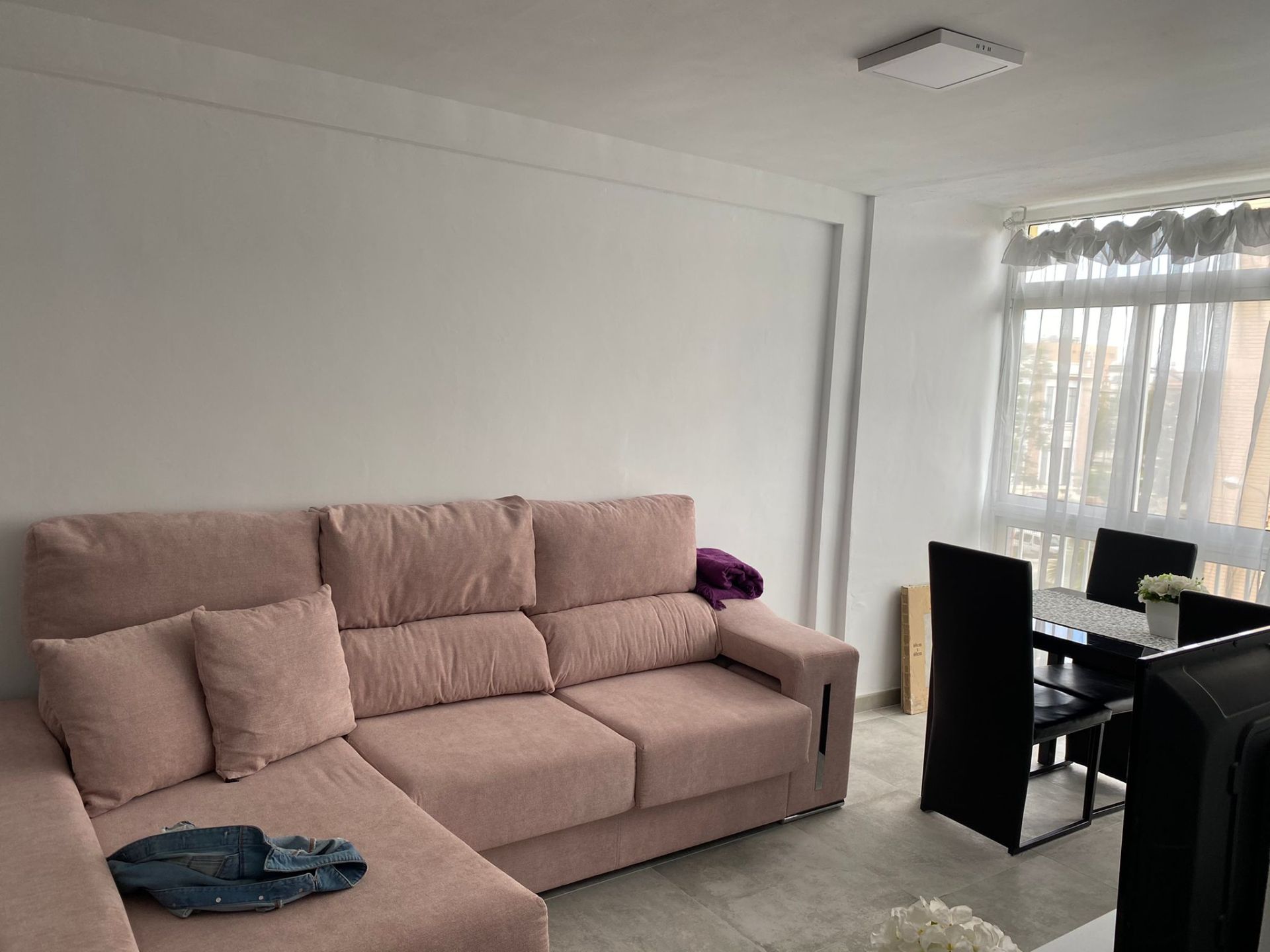 Sala d'estar de Pis en venda en Málaga Capital amb Moblat