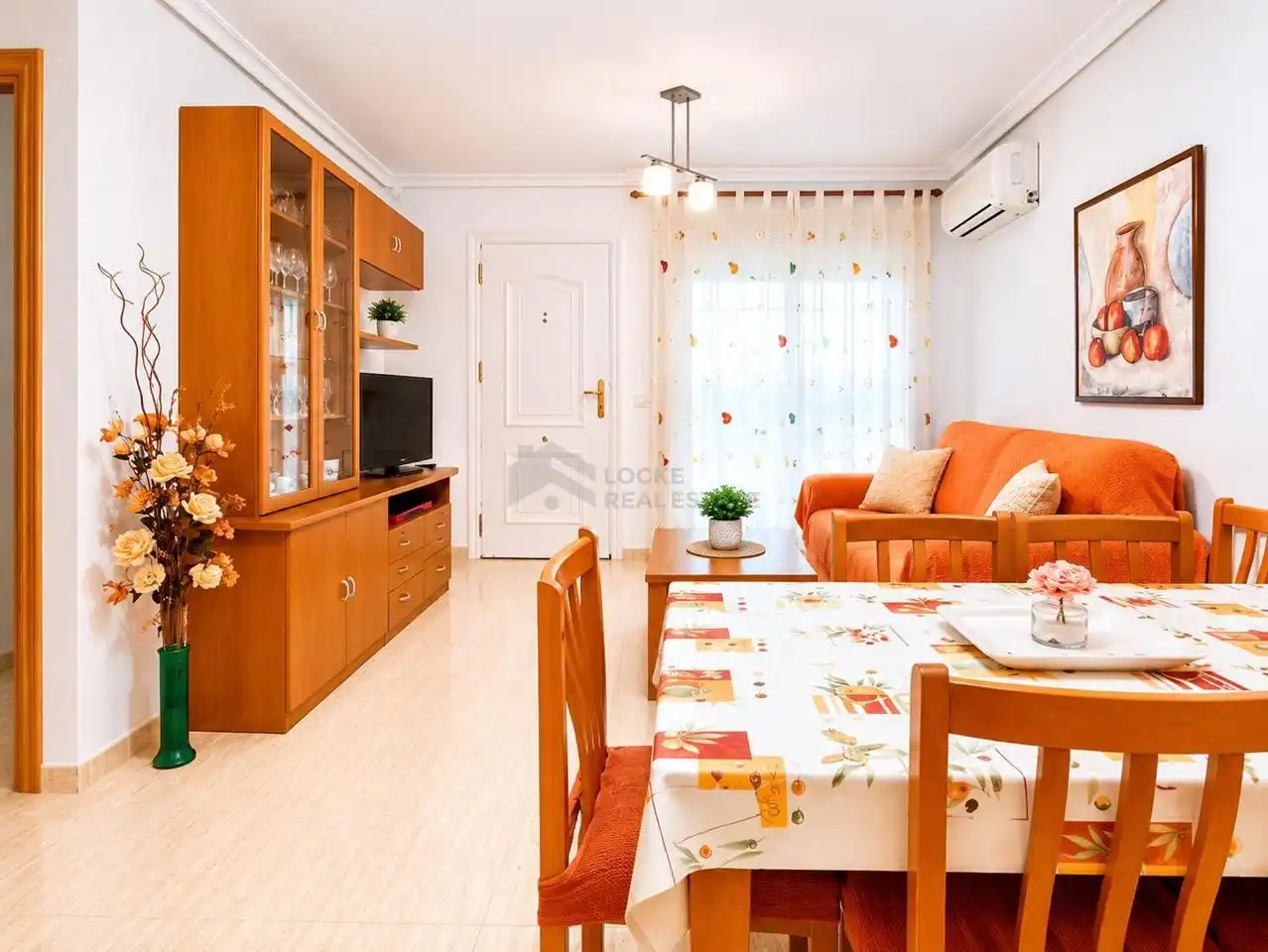 Sala de estar de Planta baja en venta en Oropesa del Mar / Orpesa con Aire acondicionado, Terraza y Trastero