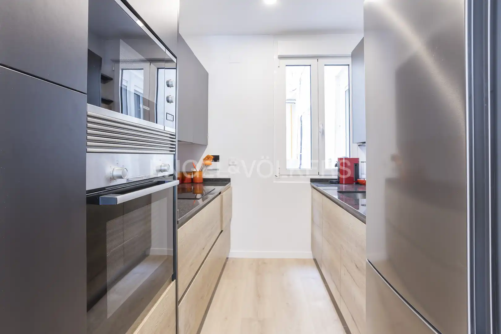 Kitchen of Flat for sale in Madrid  with Air Conditioner, Heating and Storage room