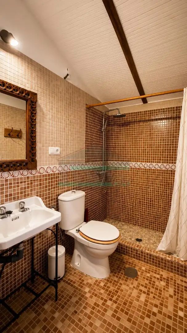 Baño de Piso de alquiler en Granada con Jardín privado, Terraza y Amueblado