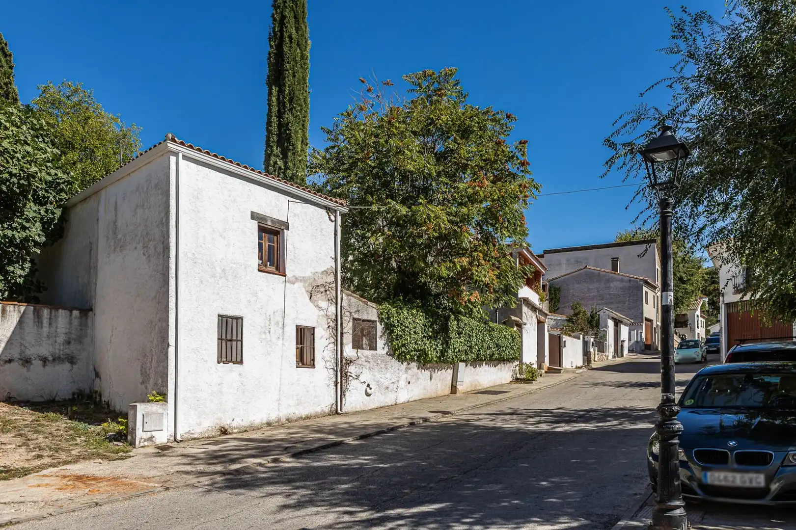 Außenansicht von Einfamilien-Reihenhaus zum Verkauf in Olmeda de las Fuentes mit Heizung und Terrasse