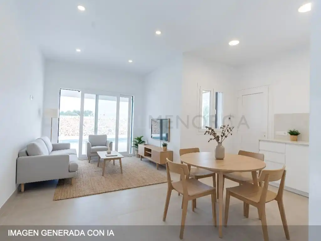 Sala d'estar de Casa o xalet en venda en Alaior amb Aire condicionat, Terrassa i Piscina