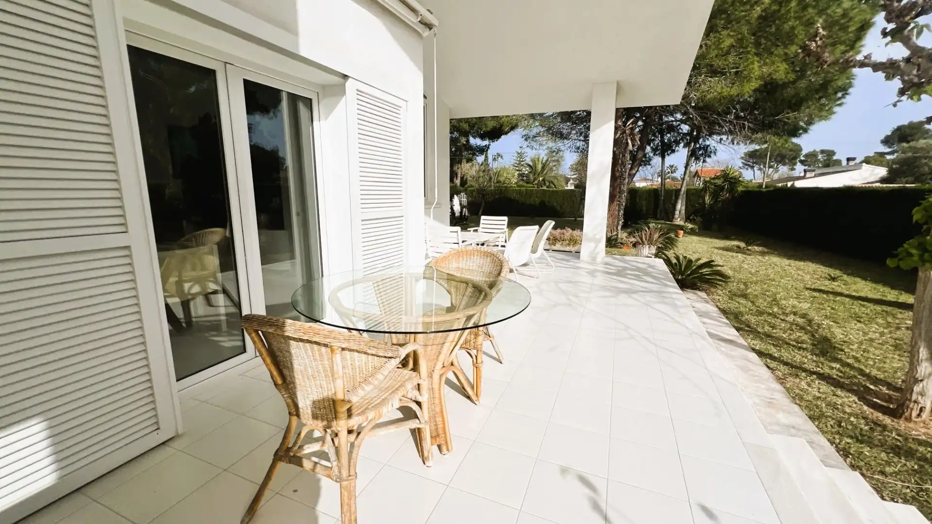 Terraza de Casa o chalet en venta en Castellón de la Plana / Castelló de la Plana con Aire acondicionado, Calefacción y Jardín privado